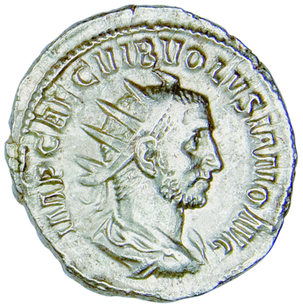 1 Antoninian Volusian - Münze Vorderseite
