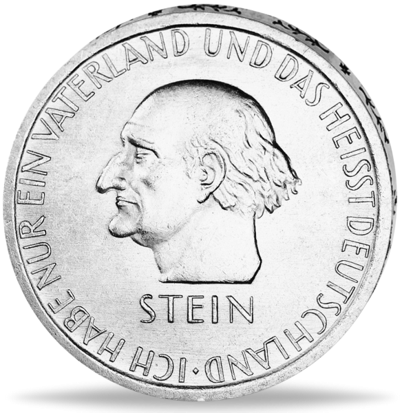 3 Reichsmark Freiherr vom Stein Jaeger 348 - Münze Vorderseite