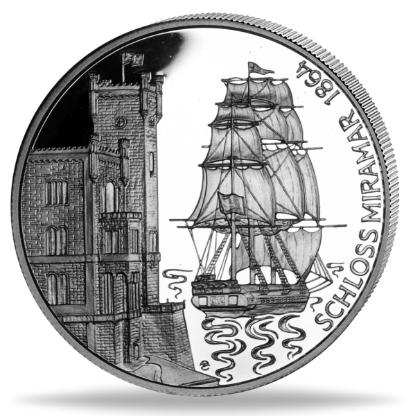100 Schilling Maximilian von Mexico - Münze Vorderseite