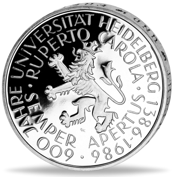 5 Deutsche Mark Universität Heidelberg - Vorderseite BRD Münze