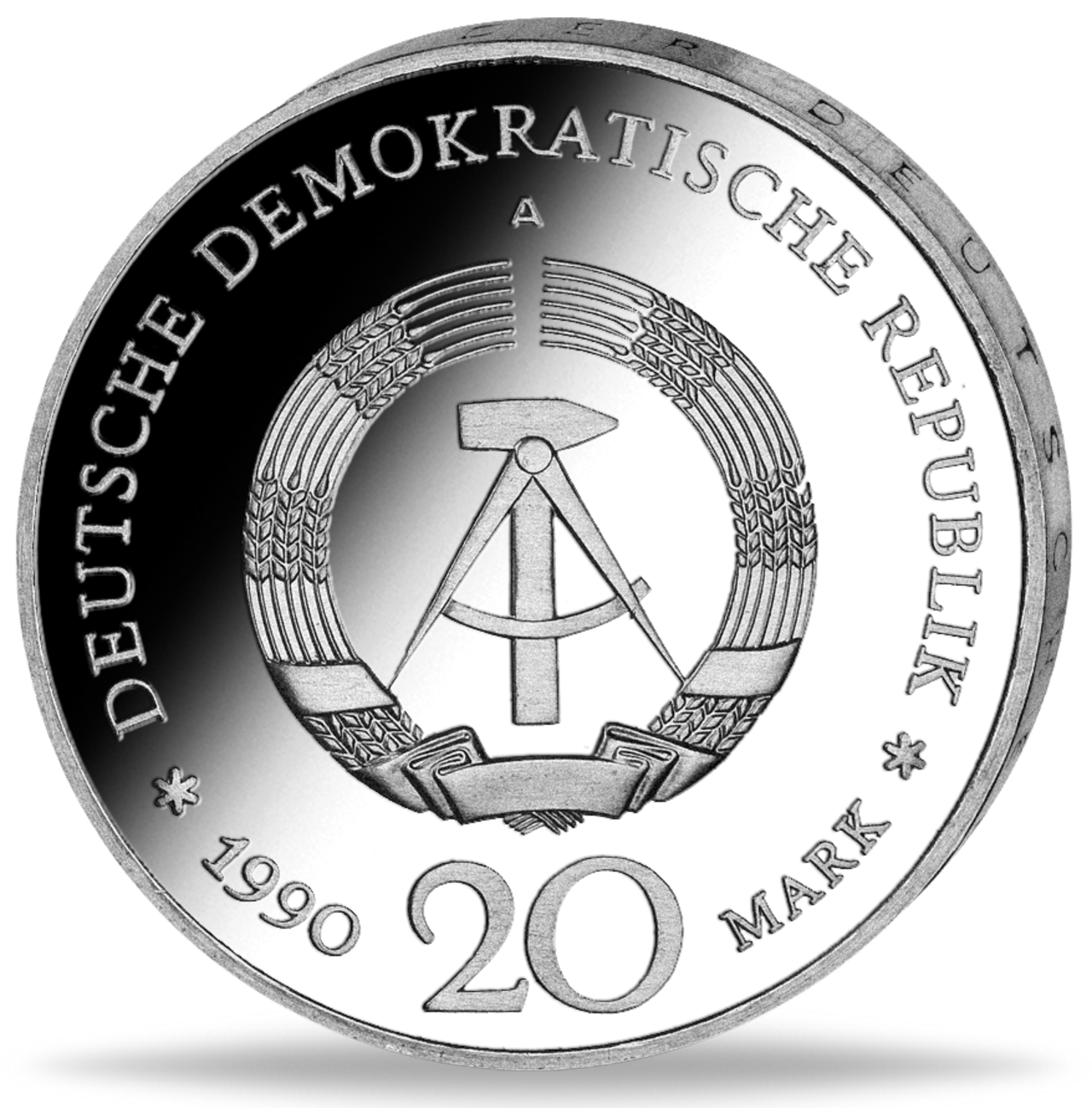 20 Mark der DDR Brandenburger Tor - Silber | Emporium-Merkator