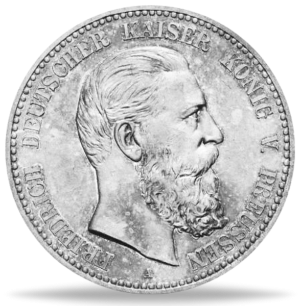 5 Mark Preussen Friedrich 7090 - Münze Vorderseite