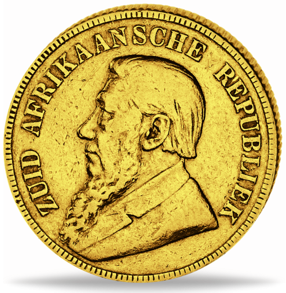 1 Pfund Ohm Krüger Gold - Vorderseite Münze