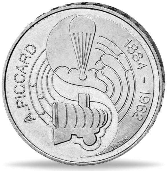 5 Schweizer Franken Piccard - Vorderseite Münze