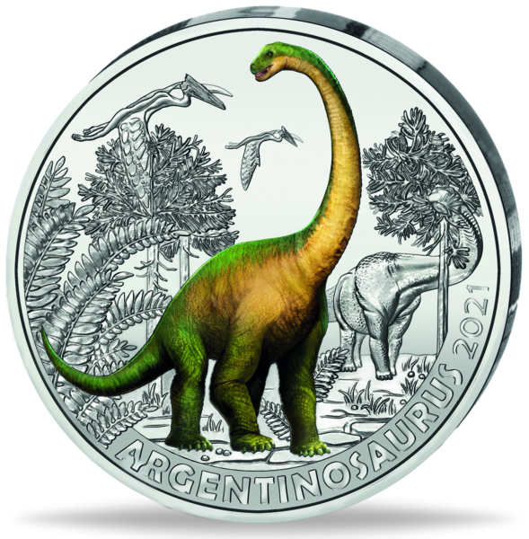3 Euro Argentinosaurus - Münze Vorderseite