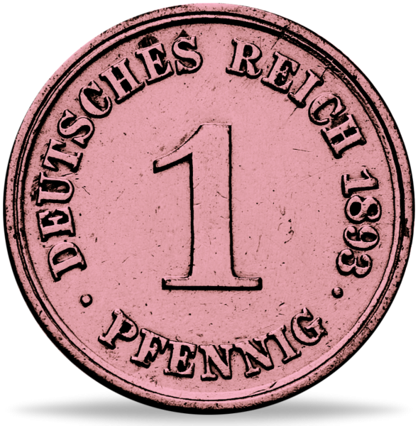 1 Pfennig großer Adler - Münze Vorderseite