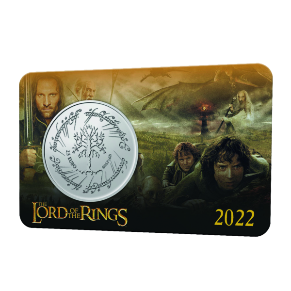 2,5 Euro Herr der Ringe - Vorderseite Coincard