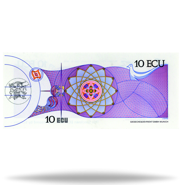 Spanien, 10 ECU Sevilla - Banknote, 1992 Vorderseite