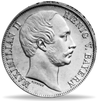 Vereinstaler „Maximilian II.“ (Thun 98) - Münze Vorderseite Vereinstaler „Maximilian II.“ (Thun 98) - Münze Vorderseite