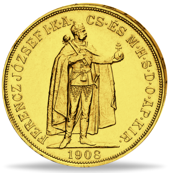 100 Kronen Stehender Kaiser - Vorderseite Münze