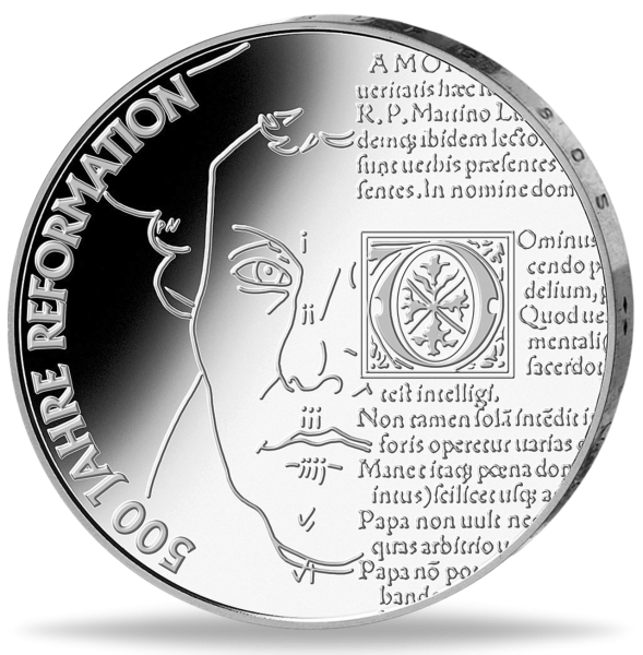 20 Euro 500 Jahre Reformation - Münze Vorderseite