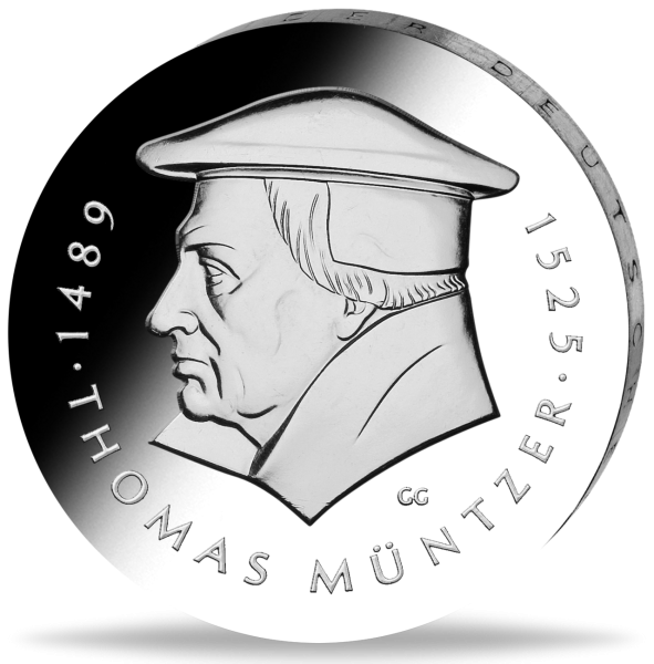 20 Mk Thomas Müntzer - Münze Vorderseite