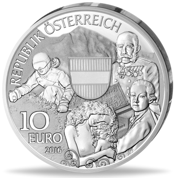 10 Euro Oesterreich - Vorderseite Münze