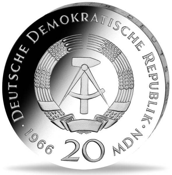 20 Mark der DDR „Gottfried Wilhelm Leibniz“ Silber | Münzen