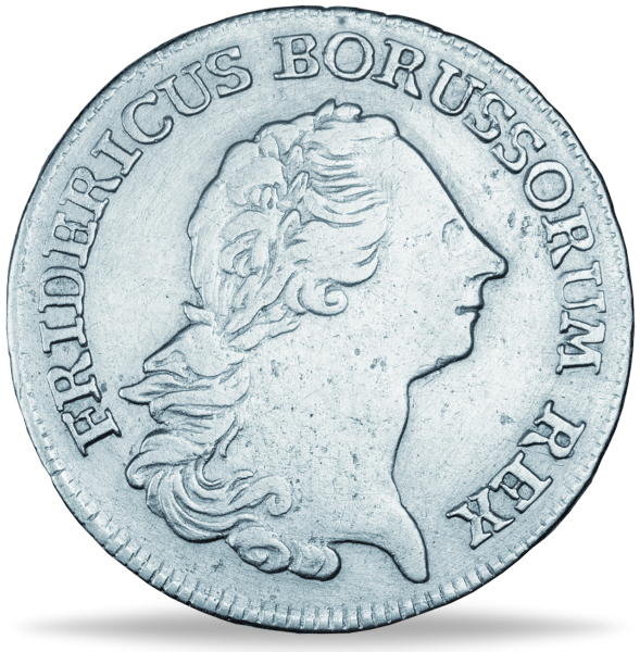 1 4 Taler Koenig Friedrich der Grosse - Vorderseite Münze