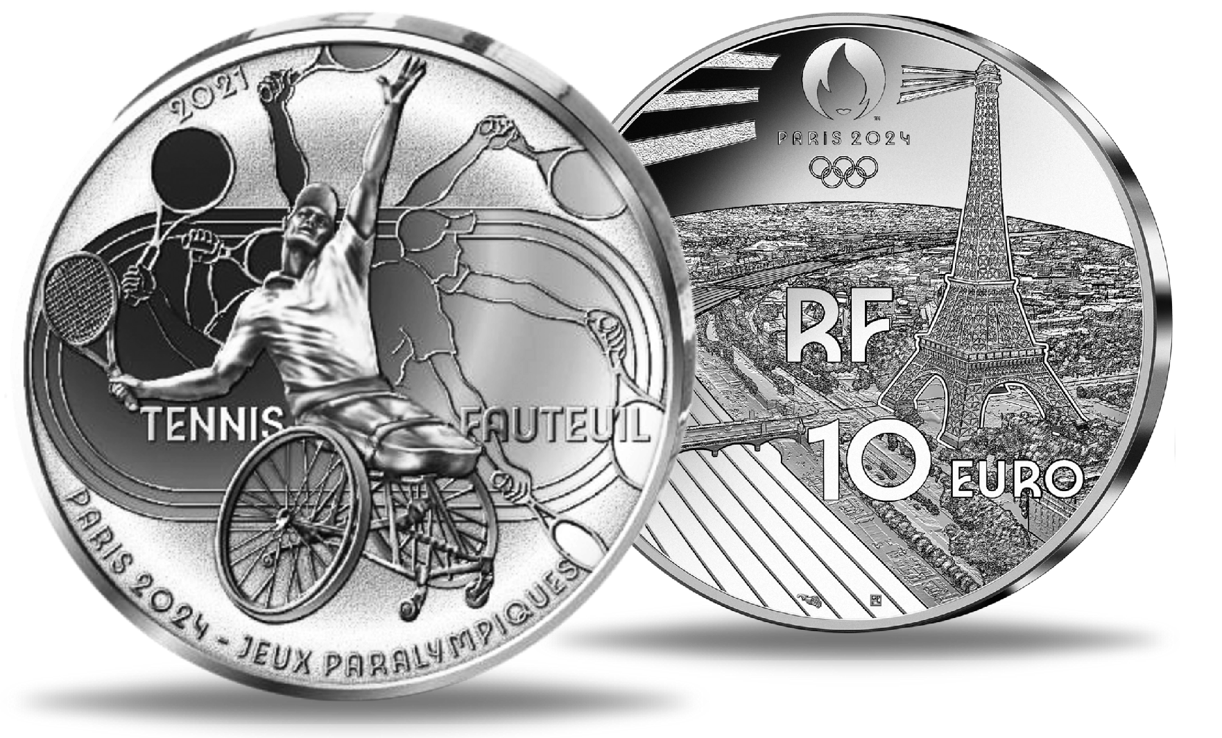 10 Euro Rollstuhl-Tennis - Silber | Münzen-Versandhaus Emporium-Merkator