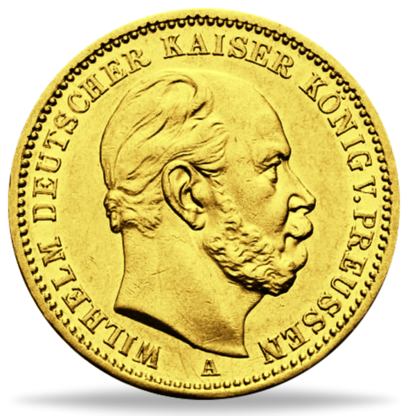 20 Mark Wilhelm I Preussen - Vorderseite Münze