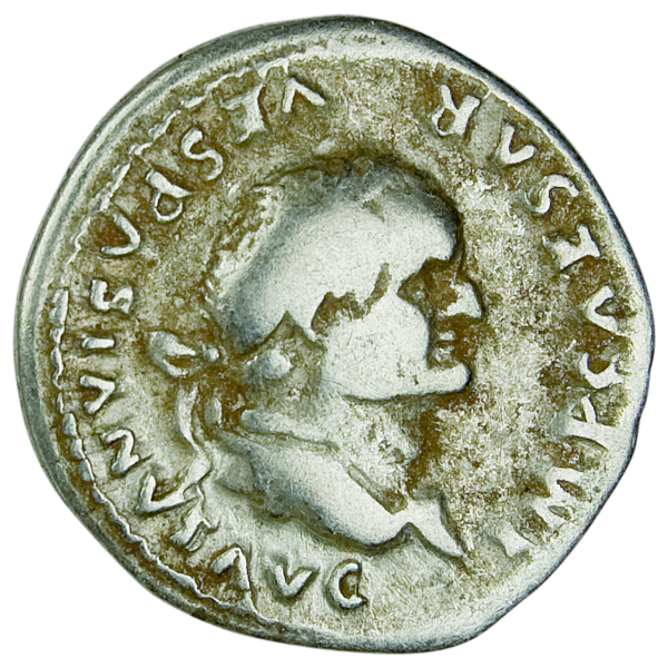Denar Kaiser Vespasian - Vorderseite Münze