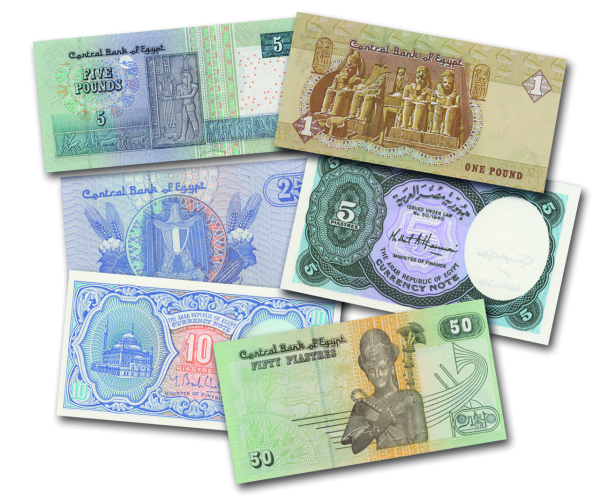 2,40 Piaster Banknotensatz 2004-2009 - Verpackung
