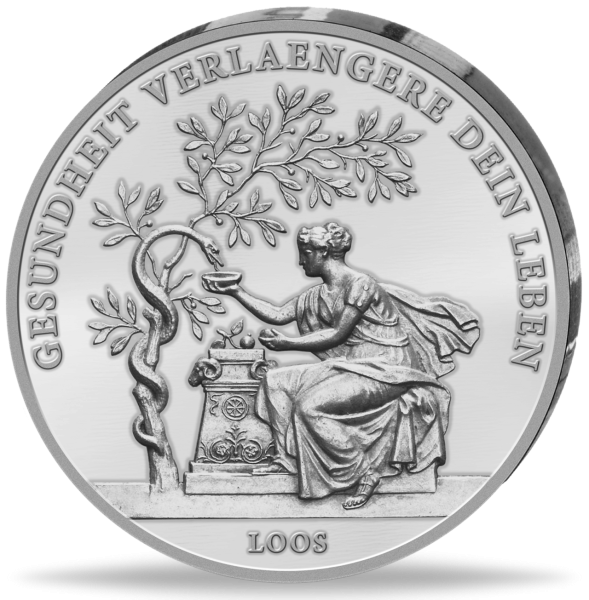 Deutschland, Gedenkprägung zu 50 Euro Gesundheit - Gedenkprägung Vorderseite