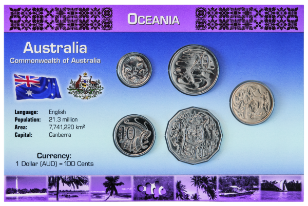 Australien Kursmünzensatz - Sammelmappe