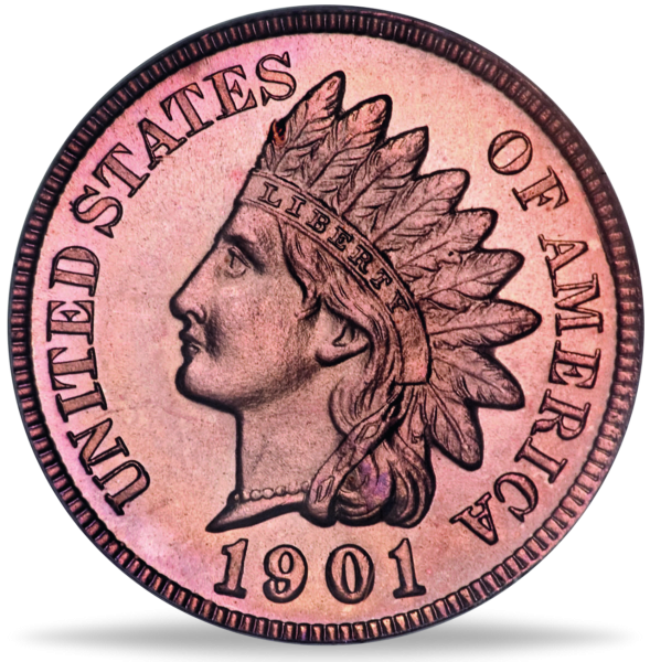 1 Cent Indianerkopf 1864-1909 - Münze Vorderseite
