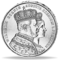 Preussen Kroenung 1861 - Münze Vorderseite Preussen Kroenung 1861 - Münze Vorderseite