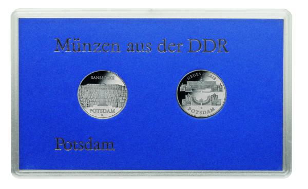Städtesatz Potsdam im Blister - Satzbild