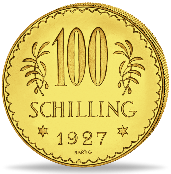 100 Schilling Republik - Münze Vorderseite