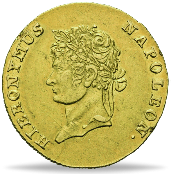 Königreich Westphalen, 10 Taler 1813 B, König Hieronymus Napoleon Vorderseite