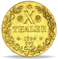 10 Taler König Wilhelm IV. - Vorderseite Münze 10 Taler König Wilhelm IV. - Vorderseite Münze