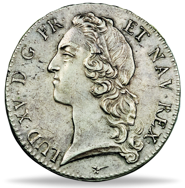 1 Ecu Ludwig XV. - Münze Vorderseite