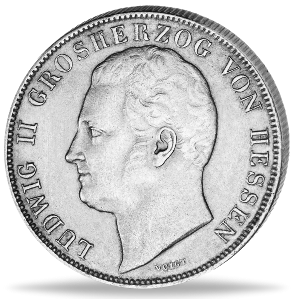 1 Gulden Großherzog Ludwig II. - Münze Vorderseite