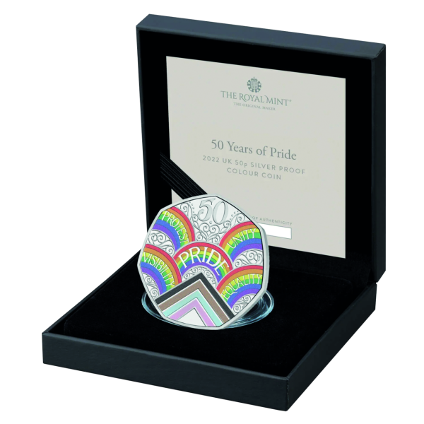 50 Pence 50 Years of Pride - Etui