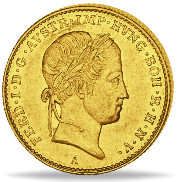 1 Dukat  Ferdinand I. Kaiser von Österreich - Vorderseite Münze
