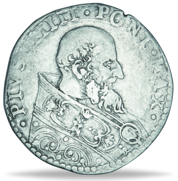 Vatikan, Bianco Papst Pius V. - Münze Vorderseite