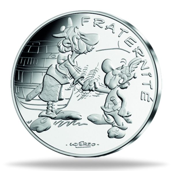 10 Euro Asterix Briten - Vorderseite Münze