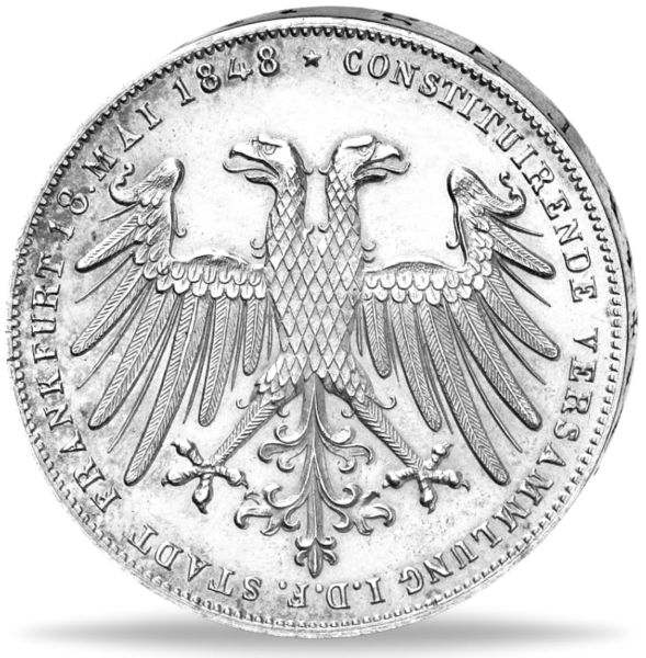 1 Doppelgulden Frankfurt - Münze Vorderseite