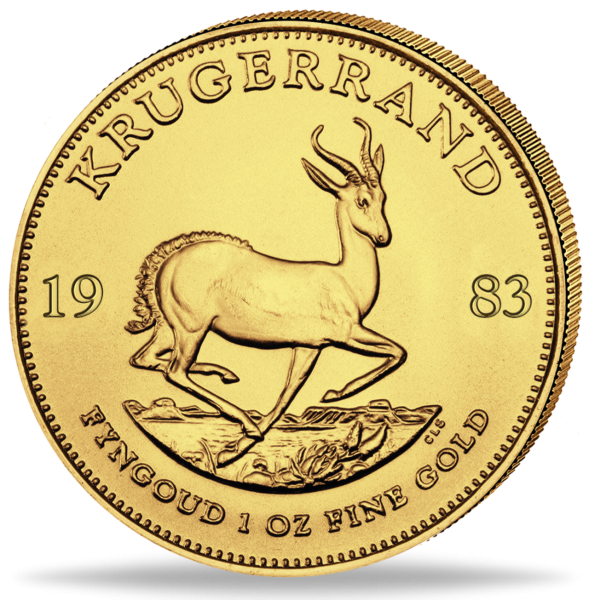 1 Unze Krugerrand 1983 - Vorderseite Münze