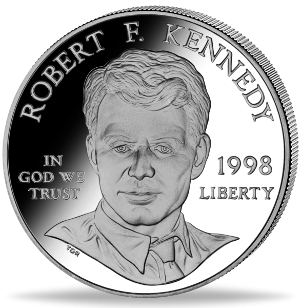 USA, 1 $ 30. Todestag des Präsident Robert F. Kennedy, 1998 - Münze Vorderseite