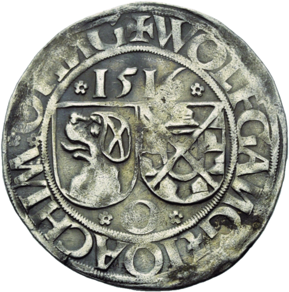 ÖTTINGEN,Batzen 1515,Schulten - Münze Vorderseite