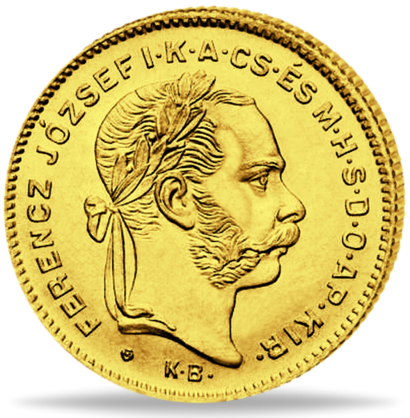 4 Forint Franz Joseph - Vorderseite Münze