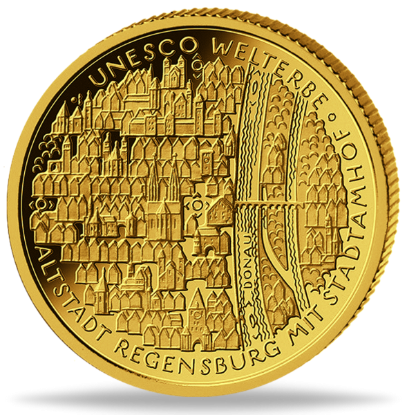100 Euro Regensburg - Vorderseite Münze