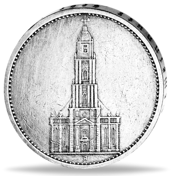 5 Reichsmark 1934-1935, Garnisionskirche J.357 - Silber - Münze Vorderseite