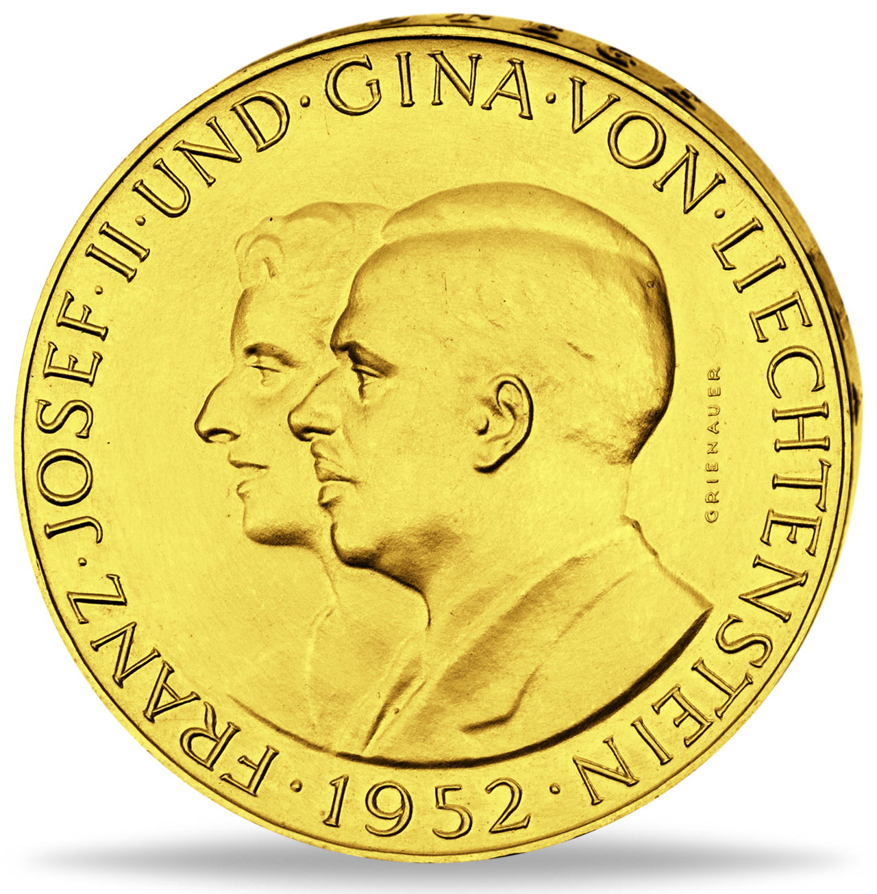 F rstentum Liechtenstein 100 Franken 1952 F rst Franz Joseph II f-rstentum-liechtenstein-100-franken-1952-f-rst-franz-joseph-ii