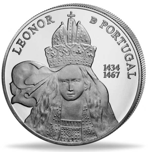 Portugal 5 Euro „Elenor von Portugal“ 2014 - Münze Vorderseite