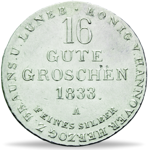 16 Gute Groschen Hannover - Vorderseite Münze