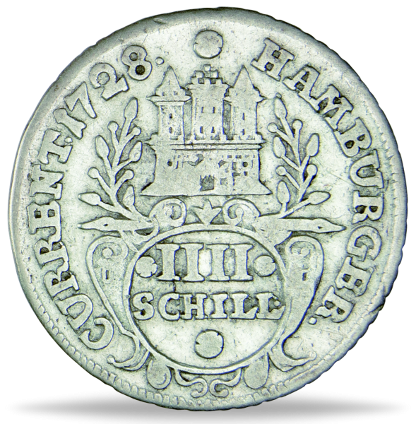 4 Schilling Freie und Hansestadt Hamburg - Vorderseite Münze