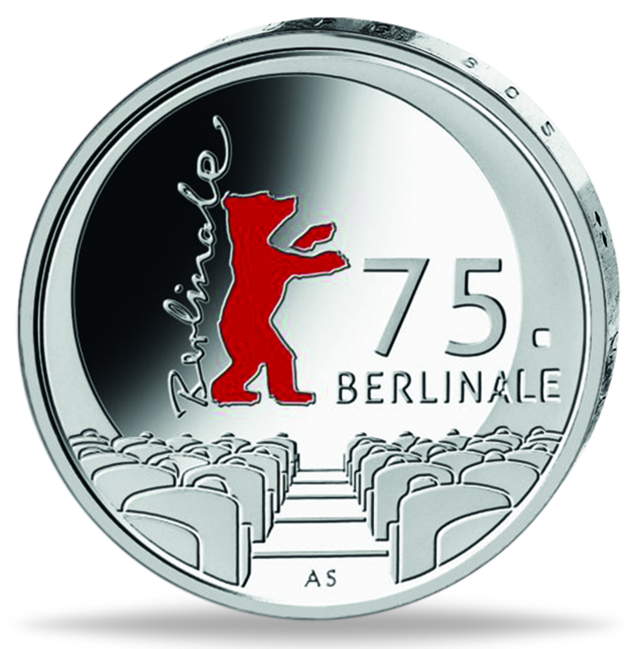 Deutschland, 20 Euro 75 Jahre Berlinale, 2025, Sterlingsilber mit