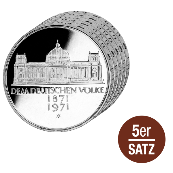 5 DM BRD Wahrzeichen - Satzbild